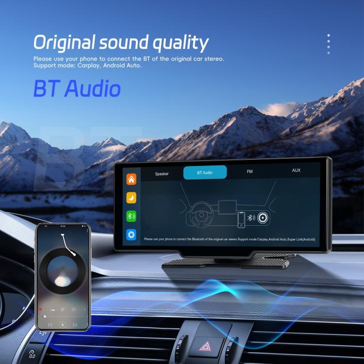 Máy ghi hình xe 4K HD, định vị xe, Carplay, màn hình trung tâm xe, A4473