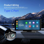 Máy ghi hình xe 4K HD, định vị xe, Carplay, màn hình trung tâm xe, A4473