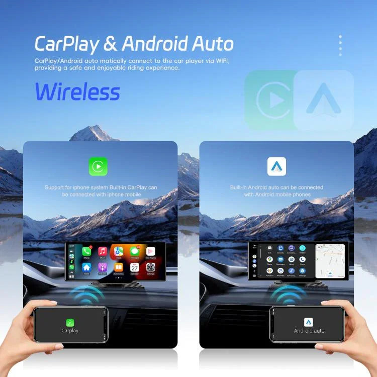 Máy ghi hình xe 4K HD, định vị xe, Carplay, màn hình trung tâm xe, A4473