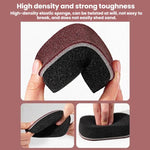 5pcs /Set Household Rust Remover Pot Cleaner Black Grime Diamond Abrasive Sponge Brush, 5pcs /Set