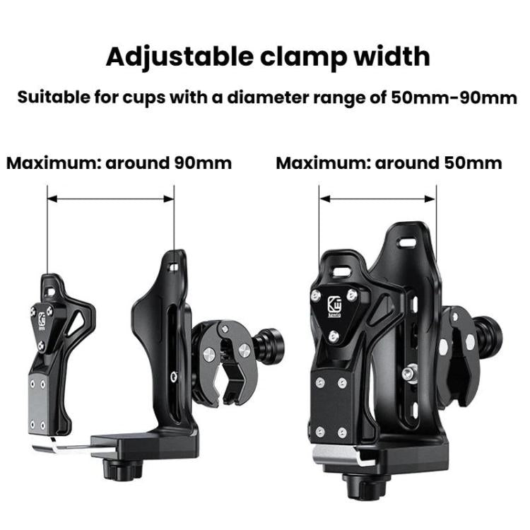 Giá đỡ chai nước xe đạp dung tích lớn, giá đỡ nhanh tháo lắp cho xe máy Kewig SHJ-3