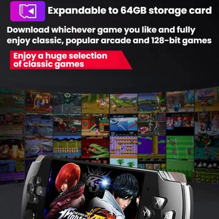Máy chơi game cầm tay X6 màn hình HD 4.3 inch, 8G có camera, 32G không camera