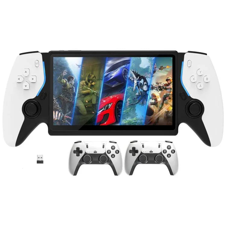 Máy chơi game cầm tay mã nguồn mở 7.0 inch với các trận chiến arcade độ phân giải cao, P5 trắng, P5 đen, P5 xanh đỏ, Phiên bản đôi P5 trắng, Phiên bản đôi P5 đen, Phiên bản đôi P5 xanh đỏ