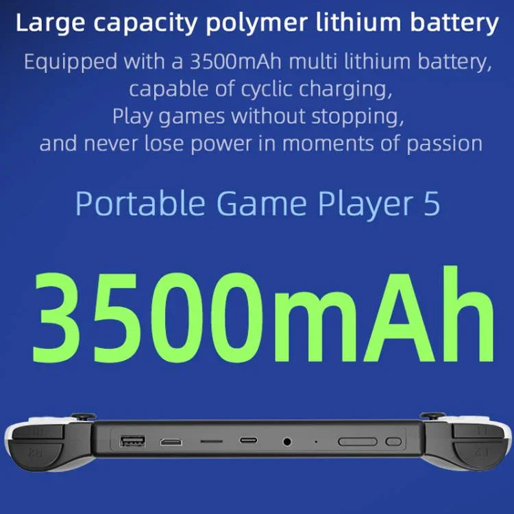 Máy chơi game cầm tay mã nguồn mở 7.0 inch với các trận chiến arcade độ phân giải cao, P5 trắng, P5 đen, P5 xanh đỏ, Phiên bản đôi P5 trắng, Phiên bản đôi P5 đen, Phiên bản đôi P5 xanh đỏ