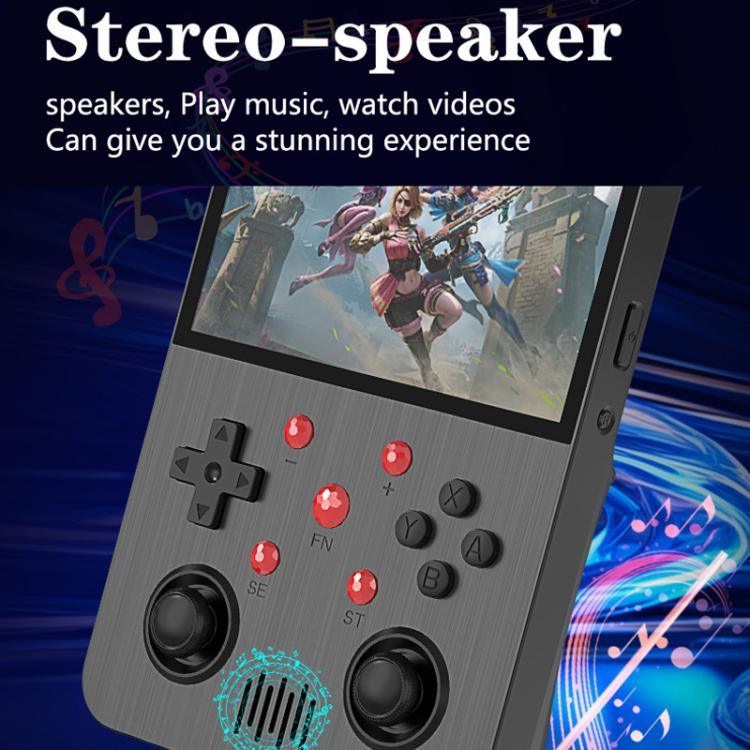 Máy chơi game cầm tay mã nguồn mở G30 HD cổ điển, Hệ điều hành Linux, CPU tứ nhân Cortex-A35 1.5GHz, 64GB