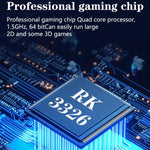 Máy chơi game cầm tay mã nguồn mở G30 HD cổ điển, Hệ điều hành Linux, CPU tứ nhân Cortex-A35 1.5GHz, 64GB