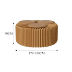 Ghế băng giấy xếp accordion mở rộng, ghế sofa gấp, ghế đôn lối vào, cao 30cm 3 chỗ ngồi màu nâu, cao 30cm 6 chỗ ngồi màu nâu, cao 30cm 9 chỗ ngồi màu nâu, cao 44cm 3 chỗ ngồi màu nâu, cao 44cm 6 chỗ ngồi màu nâu, cao 44cm 9 chỗ ngồi màu nâu