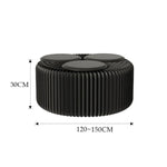 Ghế băng giấy xếp accordion mở rộng, ghế sofa gấp, ghế đôn lối vào, cao 30cm 3 chỗ ngồi màu nâu, cao 30cm 6 chỗ ngồi màu nâu, cao 30cm 9 chỗ ngồi màu nâu, cao 44cm 3 chỗ ngồi màu nâu, cao 44cm 6 chỗ ngồi màu nâu, cao 44cm 9 chỗ ngồi màu nâu