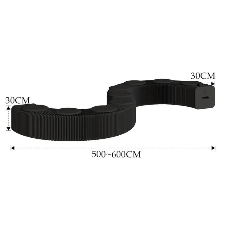 Ghế băng giấy xếp accordion mở rộng, ghế sofa gấp, ghế đôn lối vào, cao 30cm 3 chỗ ngồi màu nâu, cao 30cm 6 chỗ ngồi màu nâu, cao 30cm 9 chỗ ngồi màu nâu, cao 44cm 3 chỗ ngồi màu nâu, cao 44cm 6 chỗ ngồi màu nâu, cao 44cm 9 chỗ ngồi màu nâu