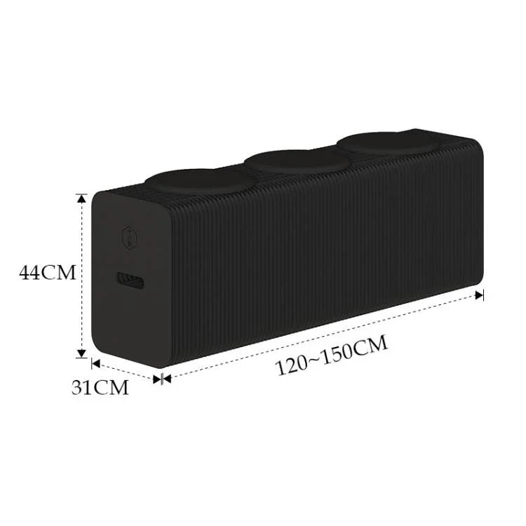 Ghế băng giấy xếp accordion mở rộng, ghế sofa gấp, ghế đôn lối vào, cao 30cm 3 chỗ ngồi màu nâu, cao 30cm 6 chỗ ngồi màu nâu, cao 30cm 9 chỗ ngồi màu nâu, cao 44cm 3 chỗ ngồi màu nâu, cao 44cm 6 chỗ ngồi màu nâu, cao 44cm 9 chỗ ngồi màu nâu
