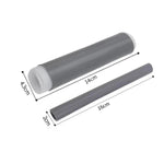 Ống cách nhiệt tay cầm chảo rán, vỏ cao su chống bỏng tay cầm chảo sắt, kích thước nhỏ, vừa, lớn