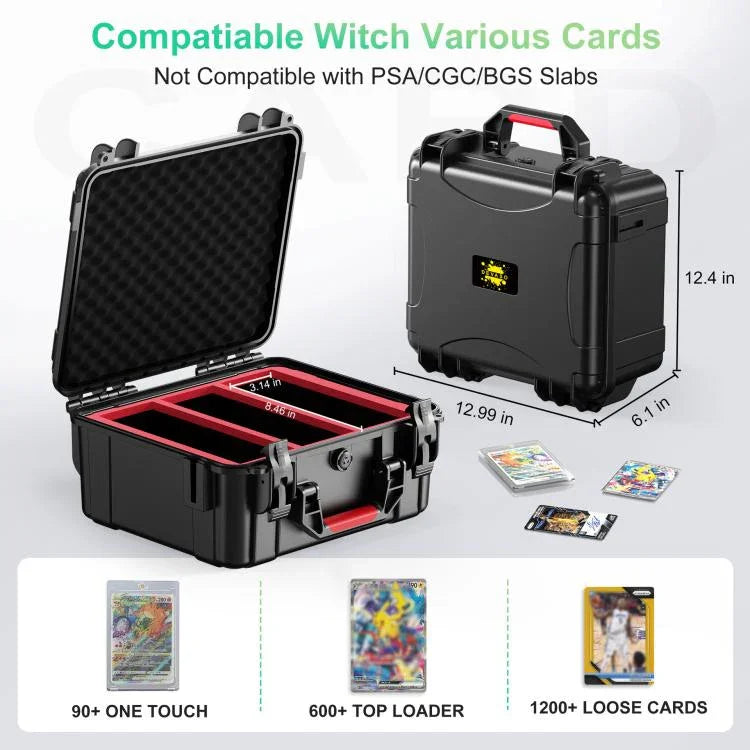 Hộp đựng thẻ game chống ẩm mốc, chống thấm nước, chống nổ vỏ cứng dung lượng lớn STARTRC GAMES, hộp đựng thẻ
