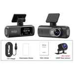 Camera hành trình ô tô kết nối WiFi ghi hình kép 4K, trước + sau, trước + sau + định vị GPS, trước + trong, trước + trong + định vị GPS