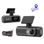 Camera hành trình ô tô kết nối WiFi ghi hình kép 4K, trước + sau, trước + sau + định vị GPS, trước + trong, trước + trong + định vị GPS