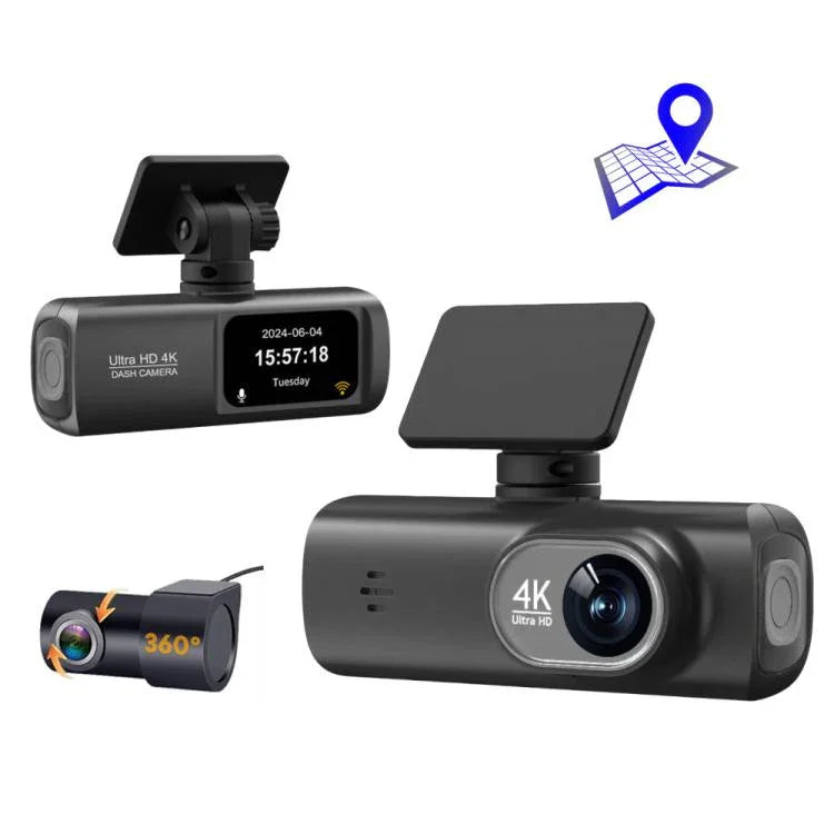 Camera hành trình ô tô kết nối WiFi ghi hình kép 4K, trước + sau, trước + sau + định vị GPS, trước + trong, trước + trong + định vị GPS