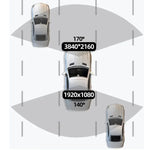 Camera hành trình ô tô kết nối WiFi ghi hình kép 4K, trước + sau, trước + sau + định vị GPS, trước + trong, trước + trong + định vị GPS