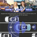 Camera hành trình ô tô HD 1080P 3,16 inch có hồng ngoại ban đêm, trước + trong (không Wi-Fi), trước + trong + sau (không Wi-Fi), trước + trong + kết nối Wi-Fi, trước + trong + sau + kết nối Wi-Fi