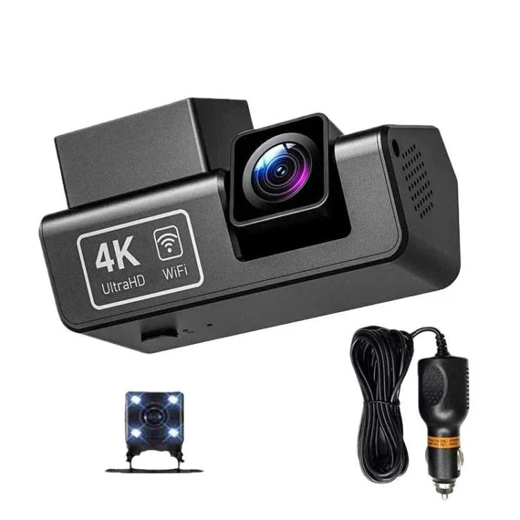 Camera hành trình không màn hình M68 1080P HD nhìn ban đêm, ghi hình giám sát đỗ xe 24 giờ, trước + WiFi, trước + sau + WiFi