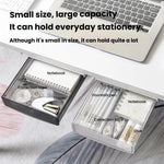 Hidden Under-Desk Drawer Storage Box Drill-Free Organizer Box, Transparent White Small, Transparent Black Small, Matte Black Medium, Matte Transparent Medium, Transparent Black Large, Transparent White Large, Matte White Large, Matte Black Large       ...