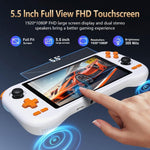 Máy chơi game Retro K56 với màn hình cảm ứng 5.5 inch, hệ điều hành Android 14, giao diện ES-DE cho chơi game nhanh hơn, không kèm thẻ game, 6+128G
