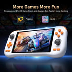 Máy chơi game Retro K56 với màn hình cảm ứng 5.5 inch, hệ điều hành Android 14, giao diện ES-DE cho chơi game nhanh hơn, không kèm thẻ game, 6+128G