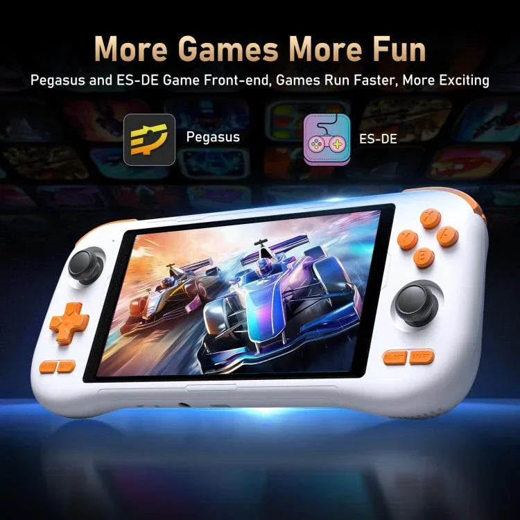 Máy chơi game Retro K56 với màn hình cảm ứng 5.5 inch, hệ điều hành Android 14, giao diện ES-DE cho chơi game nhanh hơn, không kèm thẻ game, 6+128G