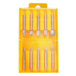 Hộp 10 dụng cụ giũa quay HSS cho mộc, giũa khắc gốc, hộp 10 dụng cụ giũa quay