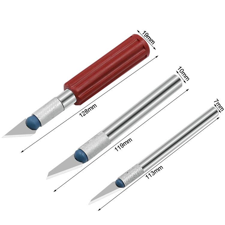 Bộ dao khắc kim loại, dao khắc giấy mẫu, hộp 13 cái