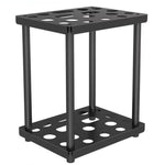 Giá kệ lưu trữ kim loại phủ bột, giá để dụng cụ mộc mạc, giá để cuốc chổi xẻng, hai tầng