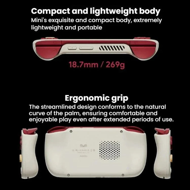 Máy chơi game cầm tay AYANEO Pocket AIR màn hình LCD mini 4.2 inch 60Hz, Android 11, cần điều khiển hiệu ứng Hall, màu trắng 2G+32G, đen 2G+32G, Retro 3G+64G, trắng 3G+64G, đen 3G+64G