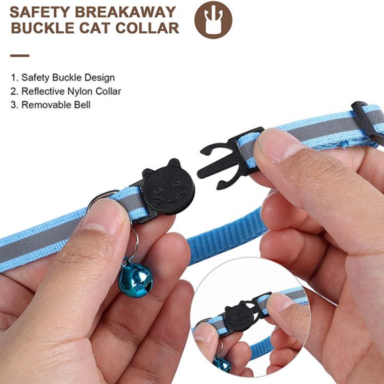 Vòng cổ mèo chống nước có giá đỡ silicone cho AirTag thế hệ 2 / AirTag thế hệ 1, khóa an toàn tháo rời và mặt dây cá & chuông