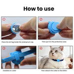 Vòng cổ mèo chống nước có giá đỡ silicone cho AirTag thế hệ 2 / AirTag thế hệ 1, khóa an toàn tháo rời và mặt dây cá & chuông