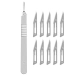 JunBei bộ 11 dao khắc trái cây, dao phụ trợ tháo lắp sửa điện thoại, tay cầm dao số 23, số 11