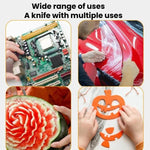 JunBei bộ 11 dao khắc trái cây, dao phụ trợ tháo lắp sửa điện thoại, tay cầm dao số 23, số 11