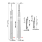 JunBei bộ 11 dao khắc trái cây, dao phụ trợ tháo lắp sửa điện thoại, tay cầm dao số 23, số 11