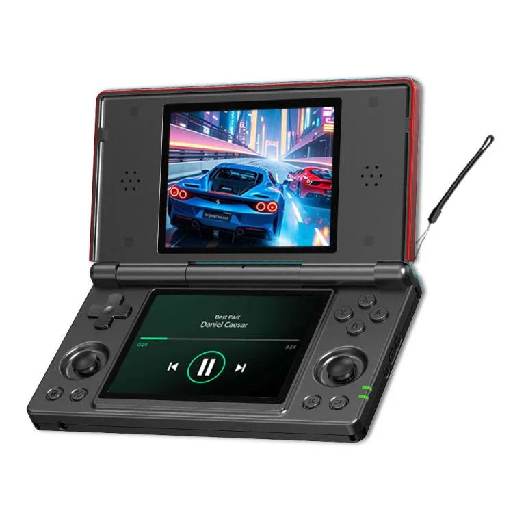 Máy chơi game cầm tay ANBERNIC RG DS Flip màn hình kép 4 inch IPS cảm ứng, thiết bị chơi game AI 3+32G