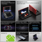 Máy chơi game cầm tay ANBERNIC RG DS Flip màn hình kép 4 inch IPS cảm ứng, thiết bị chơi game AI 3+32G