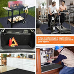 Thảm chống dầu cho bảo dưỡng xe, thảm sàn gara chống trượt bằng nỉ, kích thước 0.9 x 1m, 1 x 1m, 1 x 2m