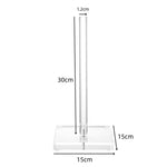 Giá đỡ giấy vệ sinh & tổ chức cuộn bằng acrylic cho nhà bếp, phòng tắm & bàn cà phê, YX218