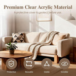 Tấm chắn tường sofa acrylic bảo vệ đồ nội thất & tường, đơn, đôi
