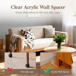 Tấm chắn tường sofa acrylic bảo vệ đồ nội thất & tường, đơn, đôi