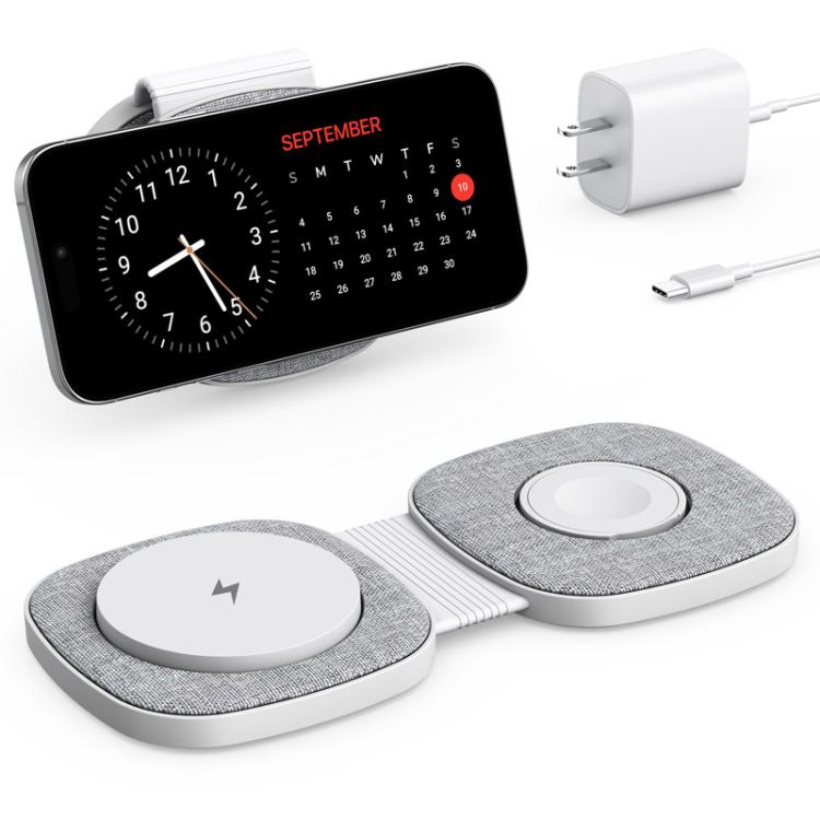 T2 15W 3 In1 Portable Foldable Magnetic Wireless Charger