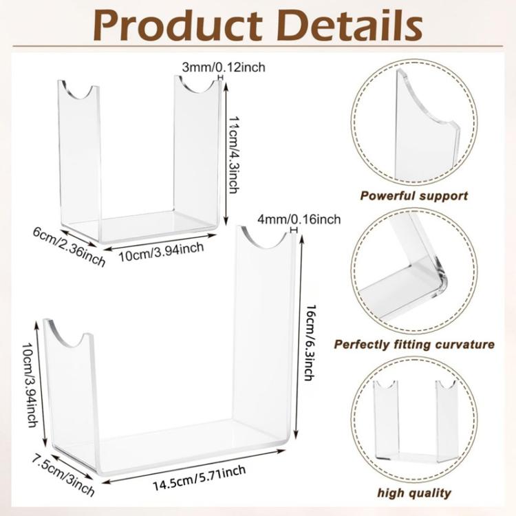 Giá sừng bằng acrylic cho trang trí Giáng sinh & mùa đông, YX215-4, YX215-8