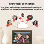 MSR-F1004 10.1 Inch WiFi-Enabled Auto-Rotating Smart Cloud Photo Frame IPS HD Touch Screen, US Plug, EU Plug