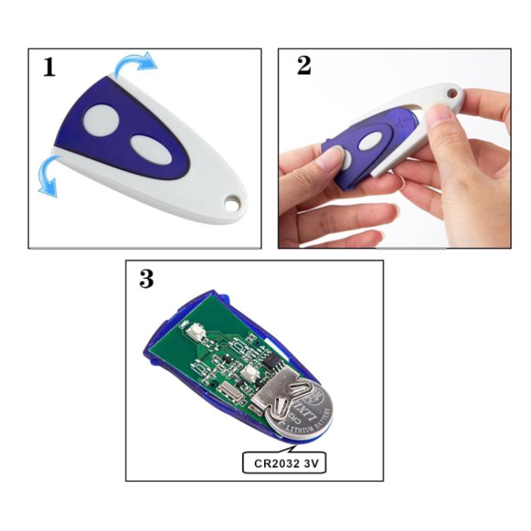 Điều khiển từ xa cửa gara Novoferm 502 / 504 / 522 / 524 433.92MHZ