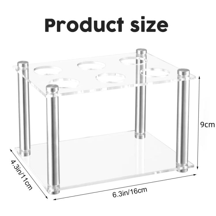 Hộp gia vị acrylic 6 ngăn hình vuông cho Cirkul, YX212