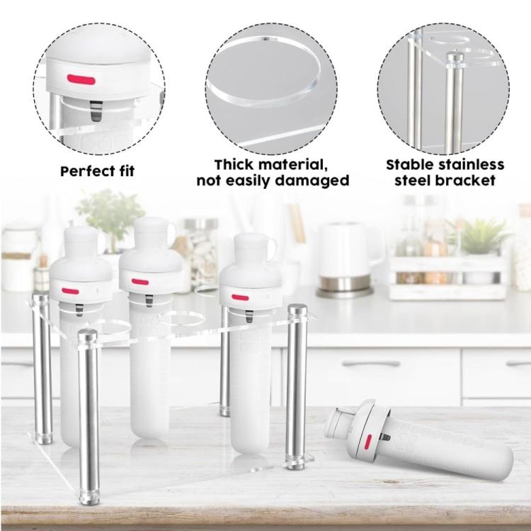 Hộp gia vị acrylic 6 ngăn hình vuông cho Cirkul, YX212