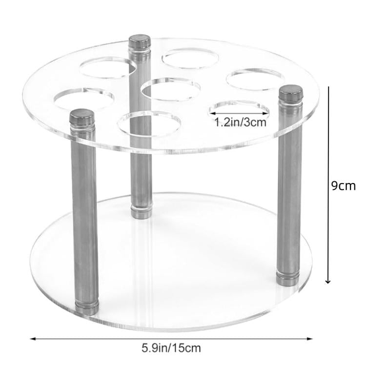 Giá đựng lọ gia vị acrylic tròn 7 lỗ cho Cirkul, YX211