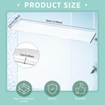 Bộ 2 cái kệ thay thế cho tủ thuốc 13 inch kệ acrylic, bộ 2 cái, bộ 4 cái