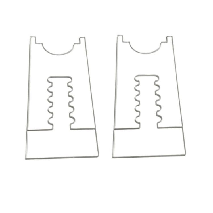 Bộ 2 cái miếng đệm acrylic điều chỉnh chống trượt, 5 ngăn, 6 ngăn